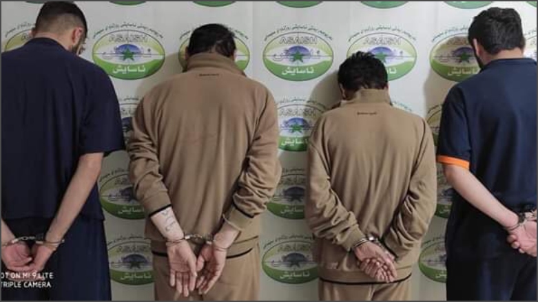 ئەو چوار کەسەی بەتۆمەتی بەکارهێنانی ماددەی هۆشبەر دەستبەسەر کراون
